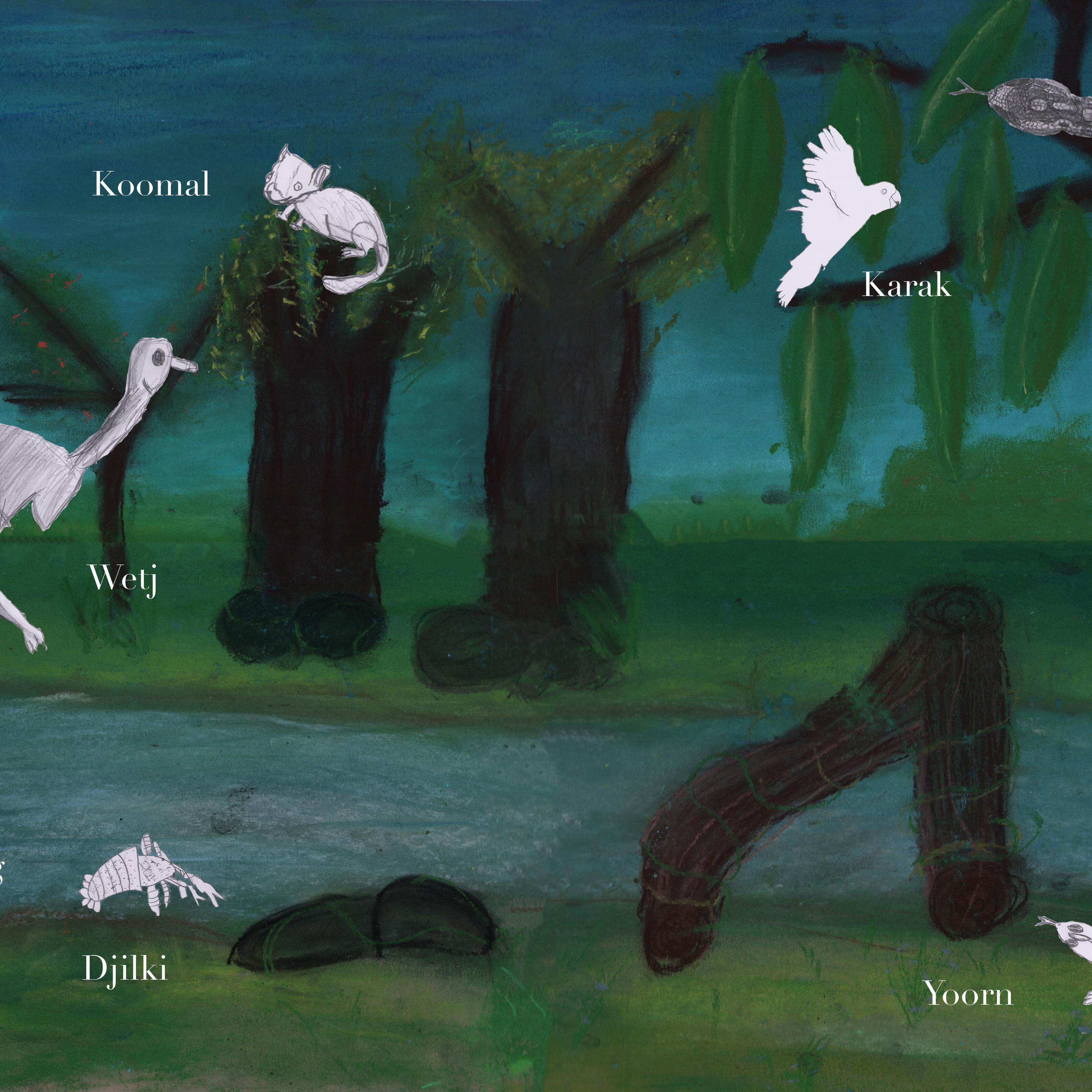 animals with noongar language_